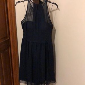 Adrianna Papell size 6 special occasion dark blue dress